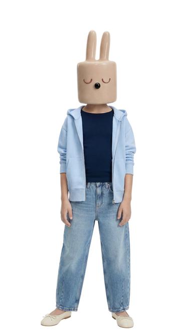 JEANS BARREL - Azul de Zara