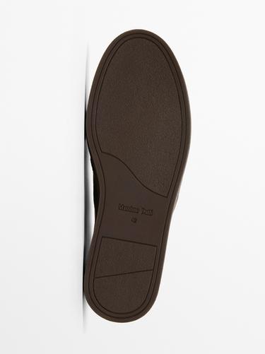 Zapato abotinado bordón - Marrón de Zara - Imagen 0