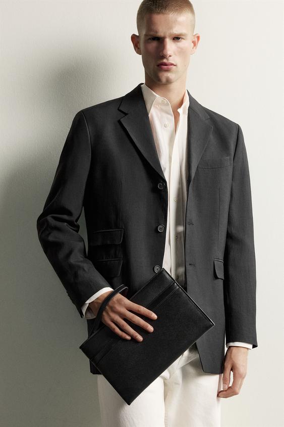 Zara COMBINATION CLUTCH - Black - Image 0