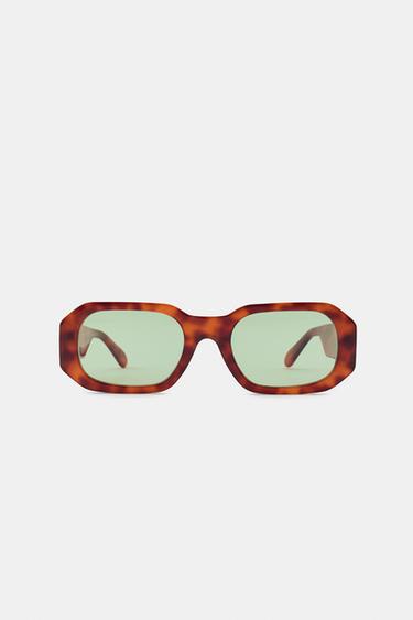 RECTANGULAR SUNGLASSES - Brown by Zara