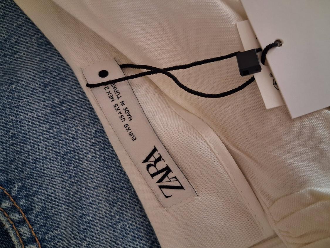 LINEN BLEND KNOTTED SKIRT - Image 4
