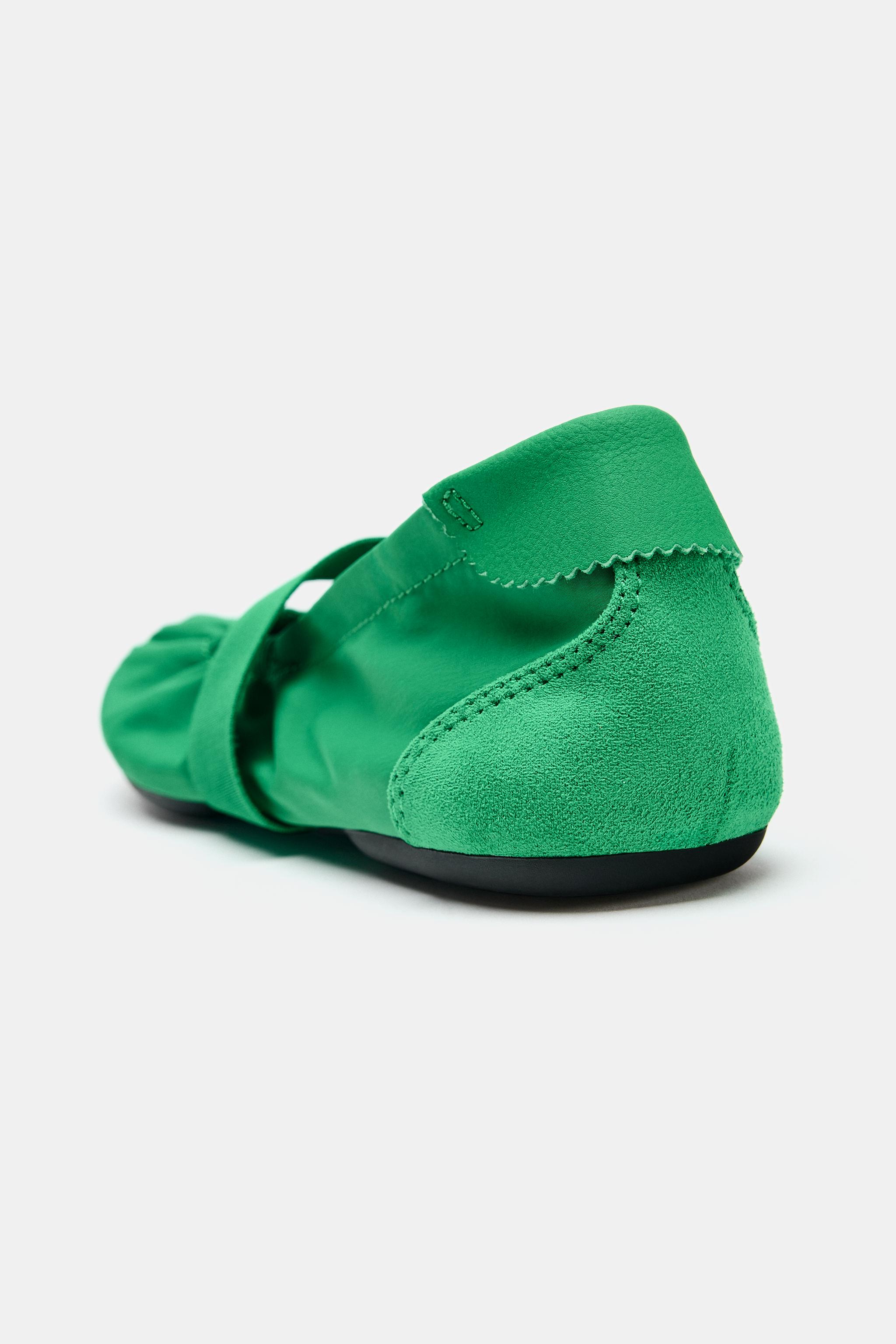 ELASTIC SPORTY BALLET FLATS