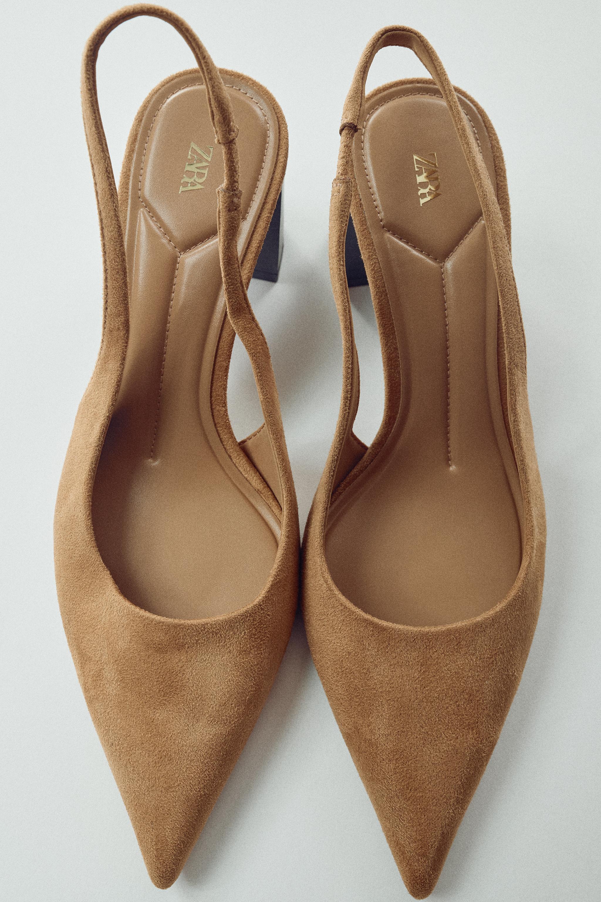 SLINGBACK HEELED SHOES