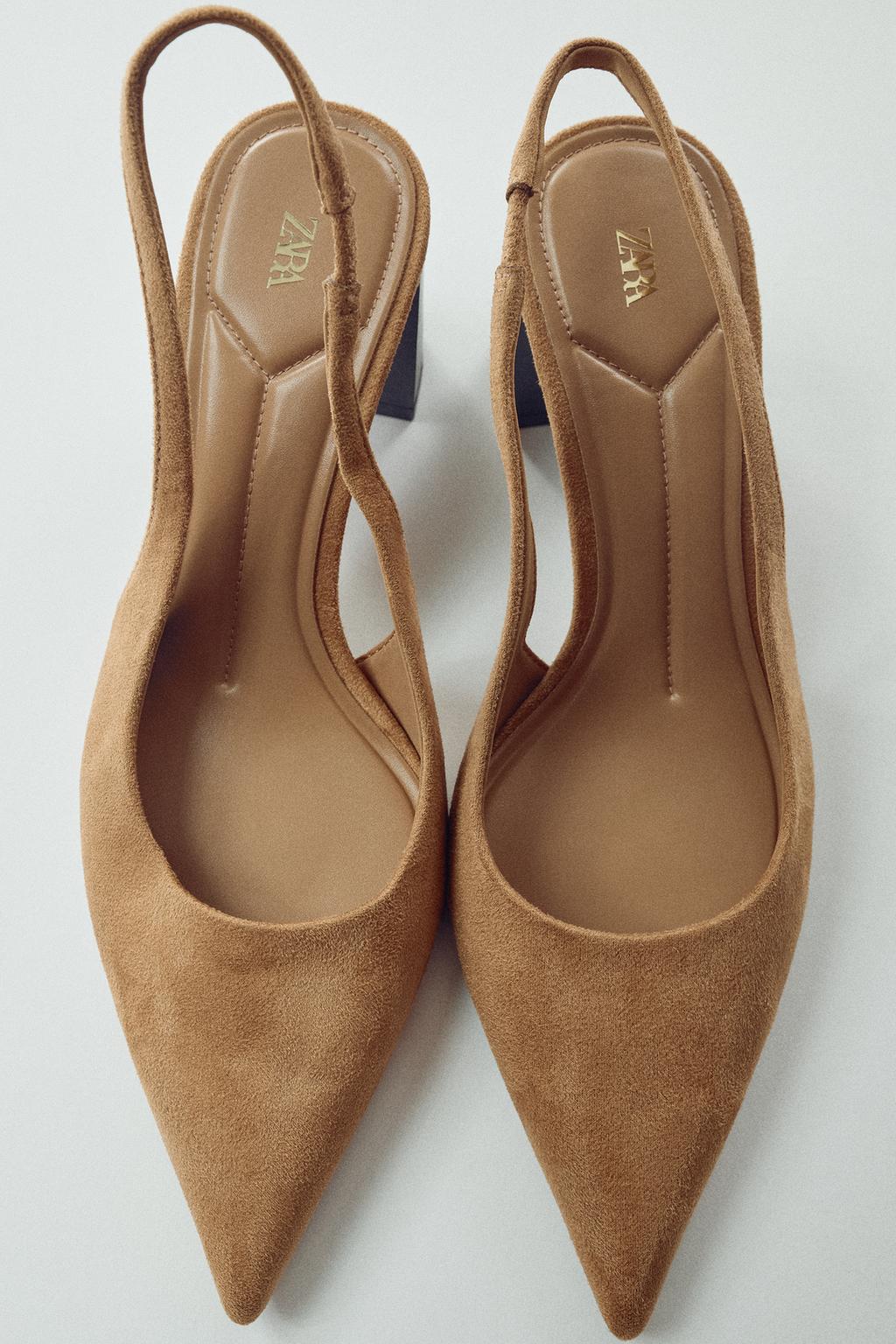SLINGBACK HEELED SHOES