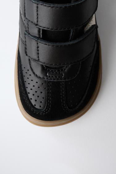 BASKET EN CUIR À BRIDES PIEDS NUS - Noir de Zara - Image 4