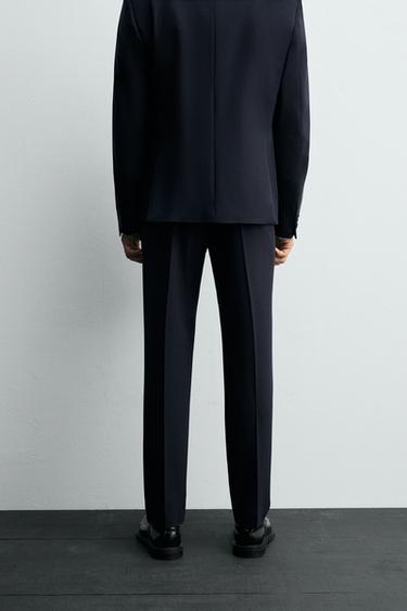 COMFORT SUIT TROUSERS - Navy blue by Zara - Image 2