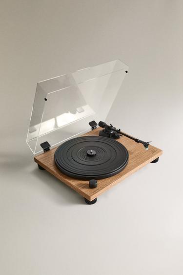 PLATINE VINYLE MANUELLE À ENTRAÎNEMENT PAR COURROIE, DE AUDIO TECHNICA - Marron de Zara - Image 1