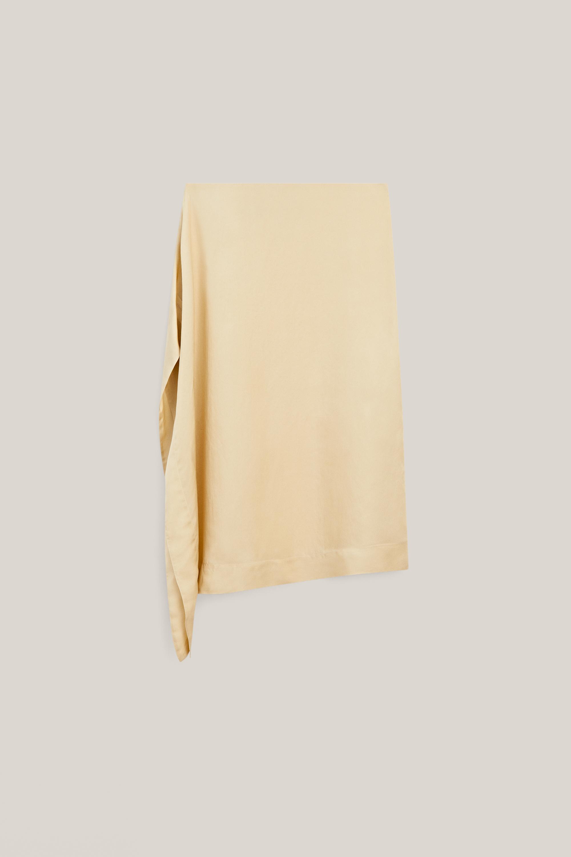 Flowing midi pareo skirt