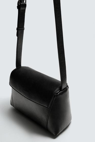 SAC BANDOULIÈRE EN CUIR M ÉDITION LIMITÉE - Noir de Zara - Image 5