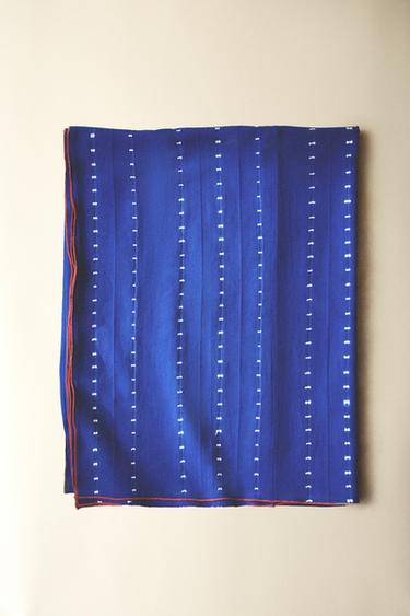 MULTI-PURPOSE TIE-DYE COTTON THROW X TENSIRA - Blue by Zara - Image 6