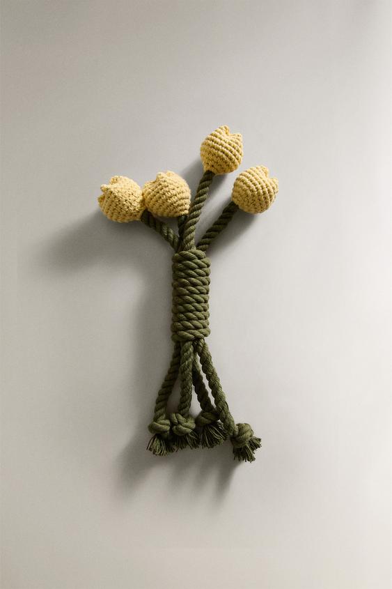 BRINQUEDO RAMO TULIPA PARA ANIMAIS DE ESTIMAÇÃO - Amarelo da Zara - Imagem 0