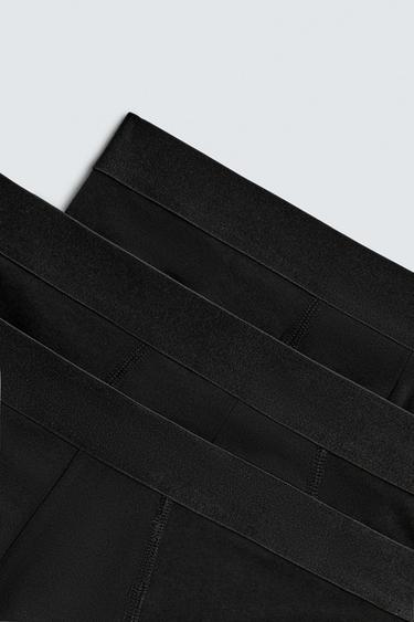 LOT DE 3 SLIPS BASIQUES - Noir de Zara - Image 2