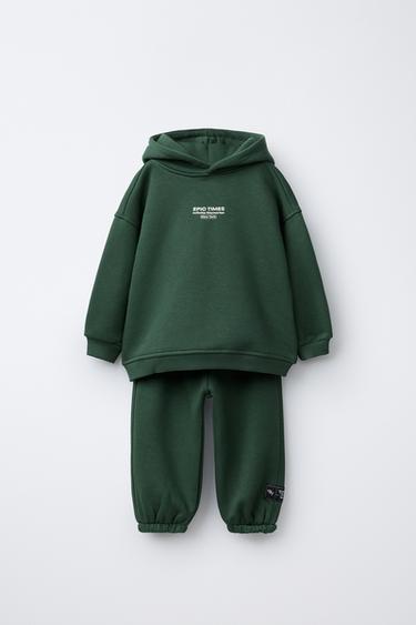 JOGGER SWEATSUIT - Green by Zara