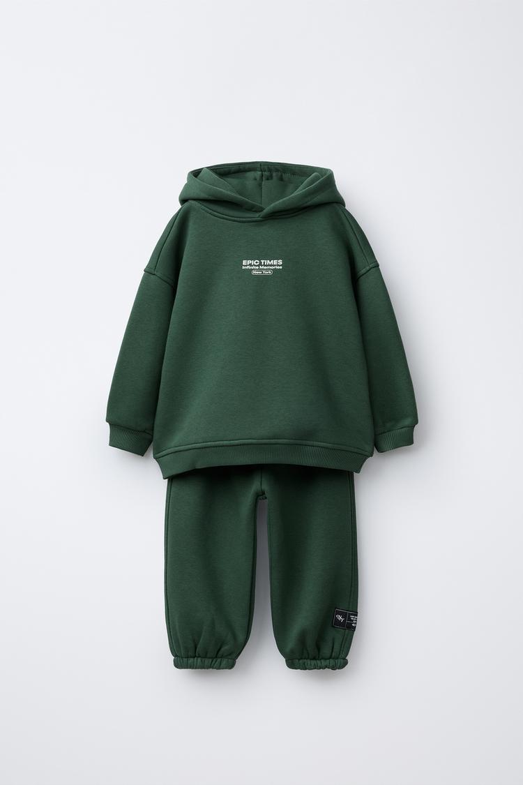 JOGGER SWEATSUIT Green ZARA Georgia