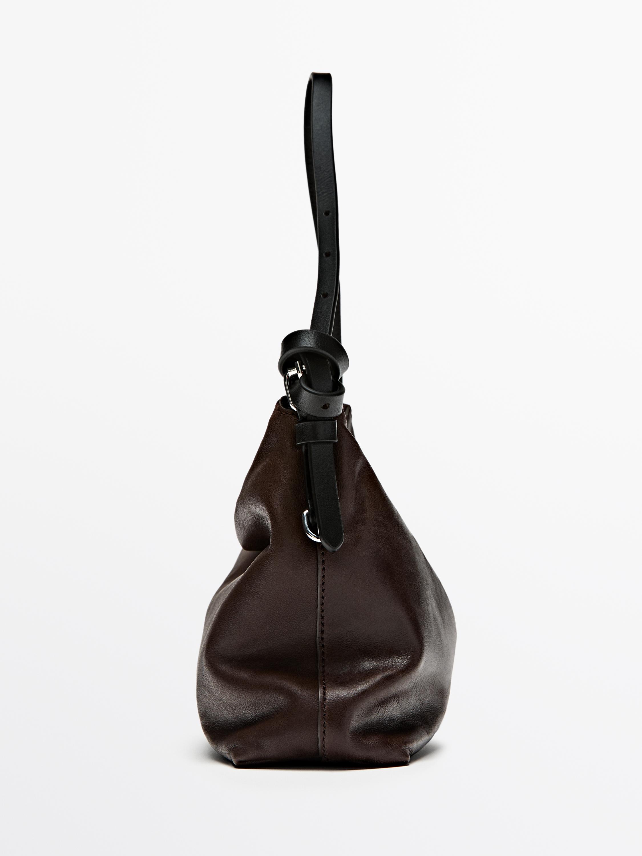 Small nappa leather bag