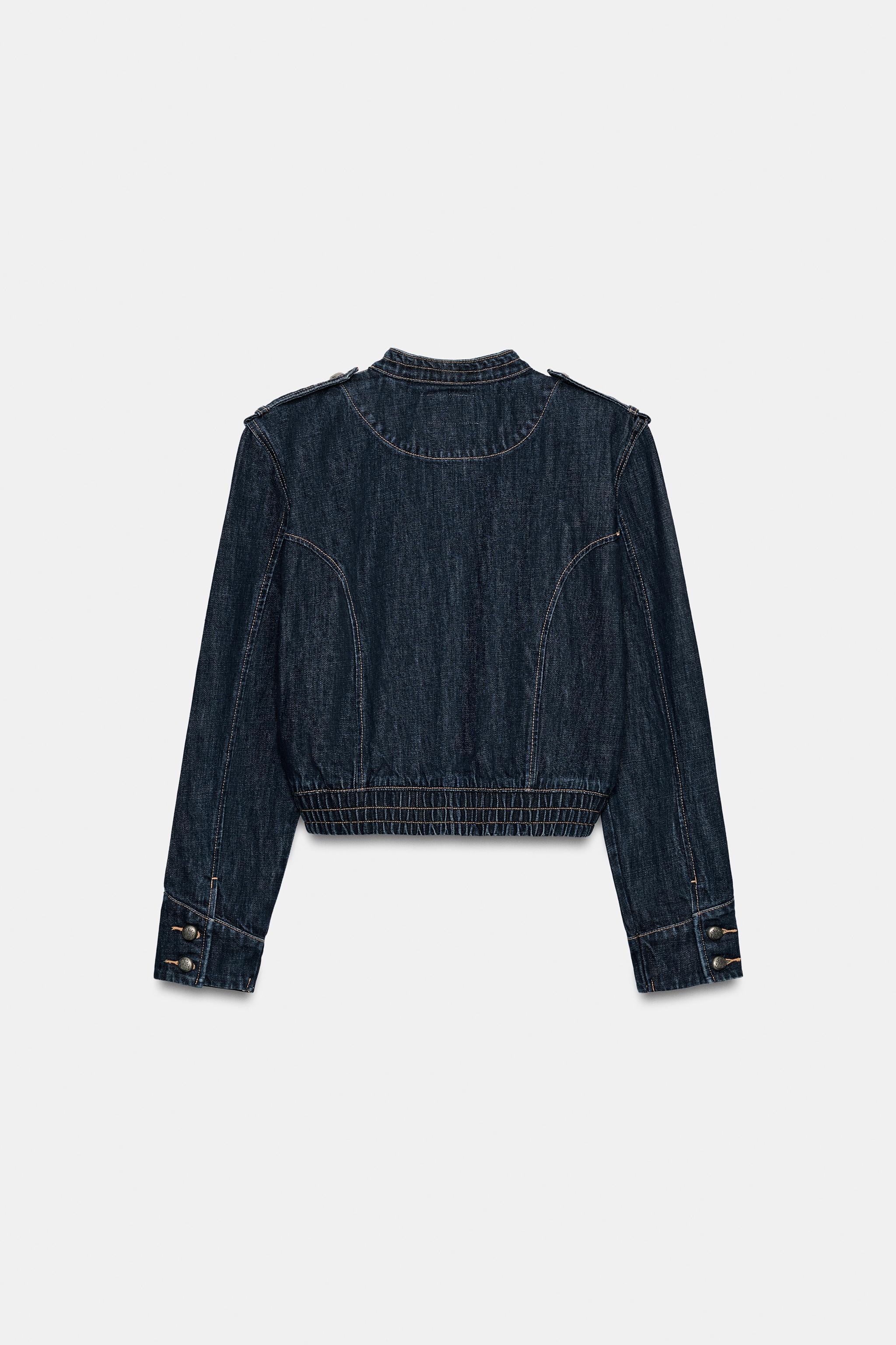 VESTE EN JEAN TRF À BOUTONS
