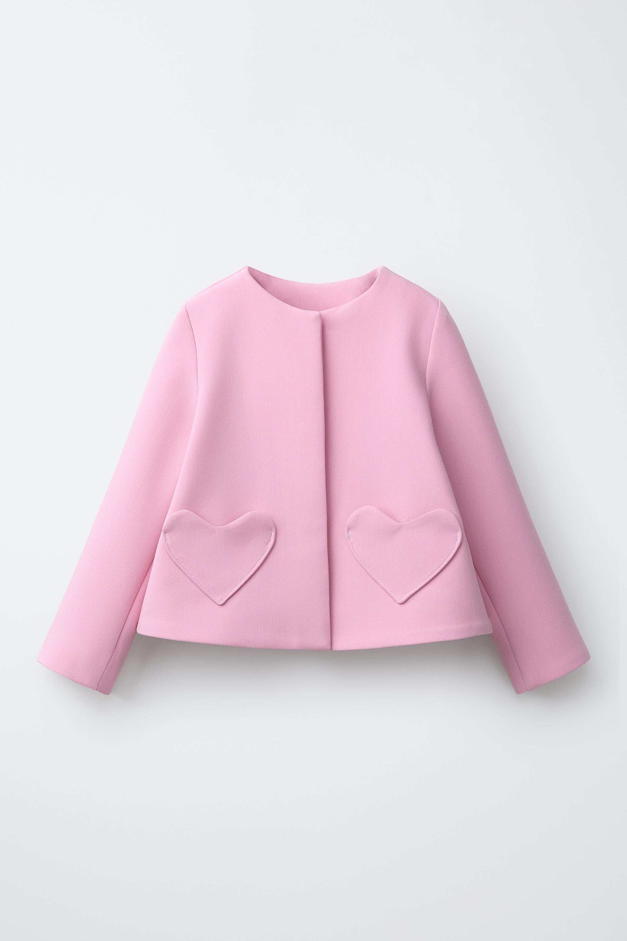 ハートポケットジャケット - ピンク | ZARA Japan / 日本