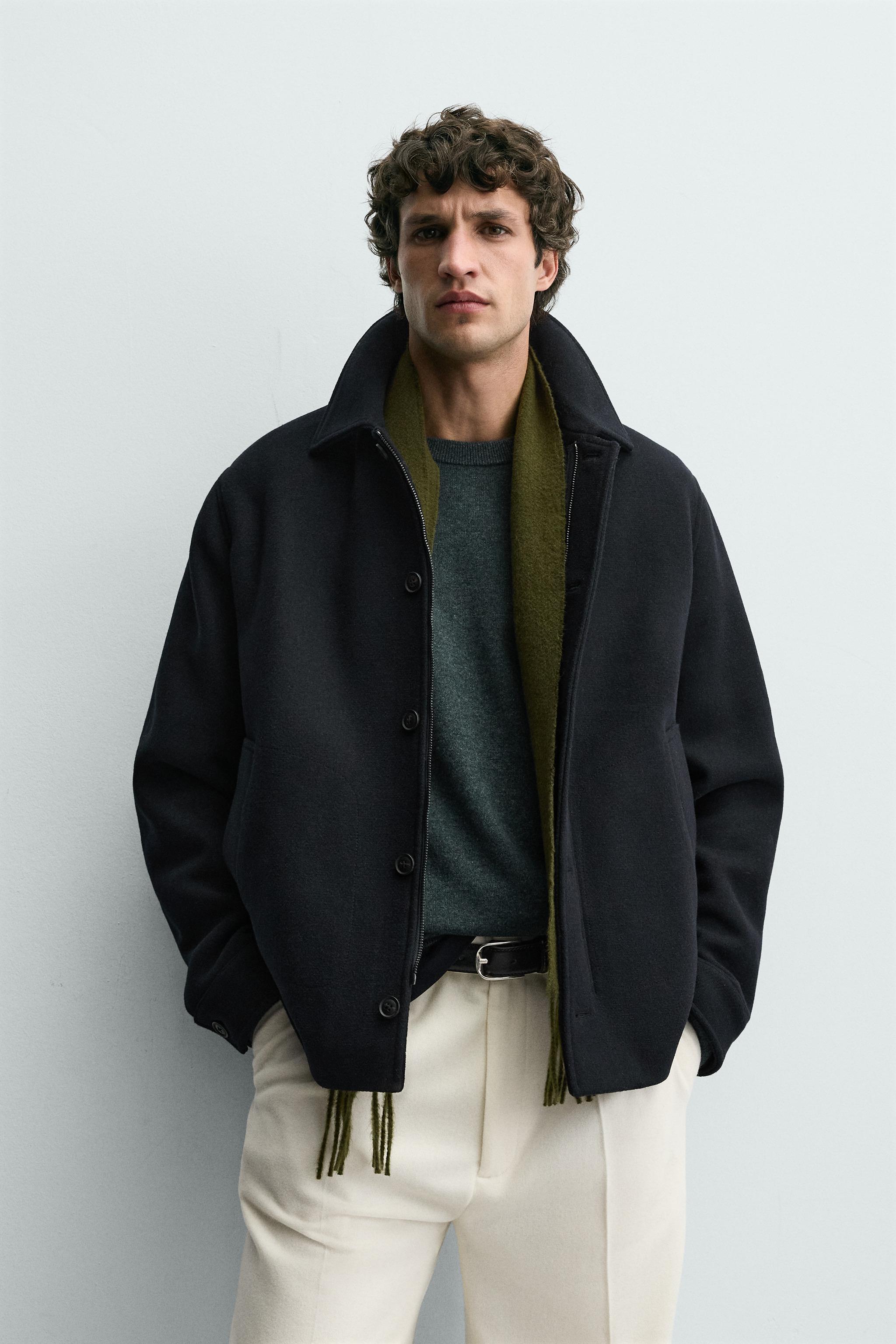 JACKET WITH REMOVABLE LINING - Navy blue | ZARA Turkey