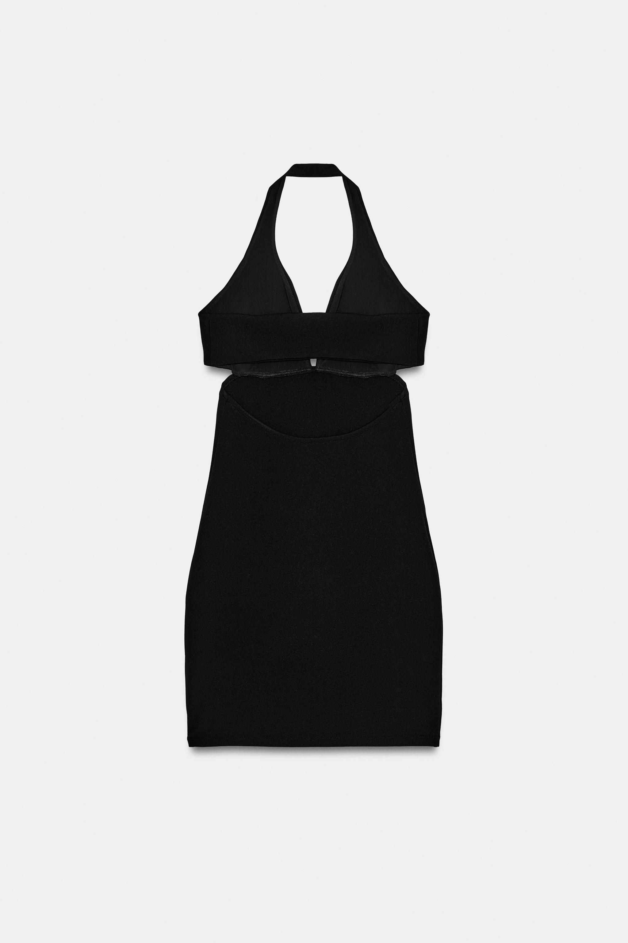 STRETCH KNIT CUT OUT DRESS