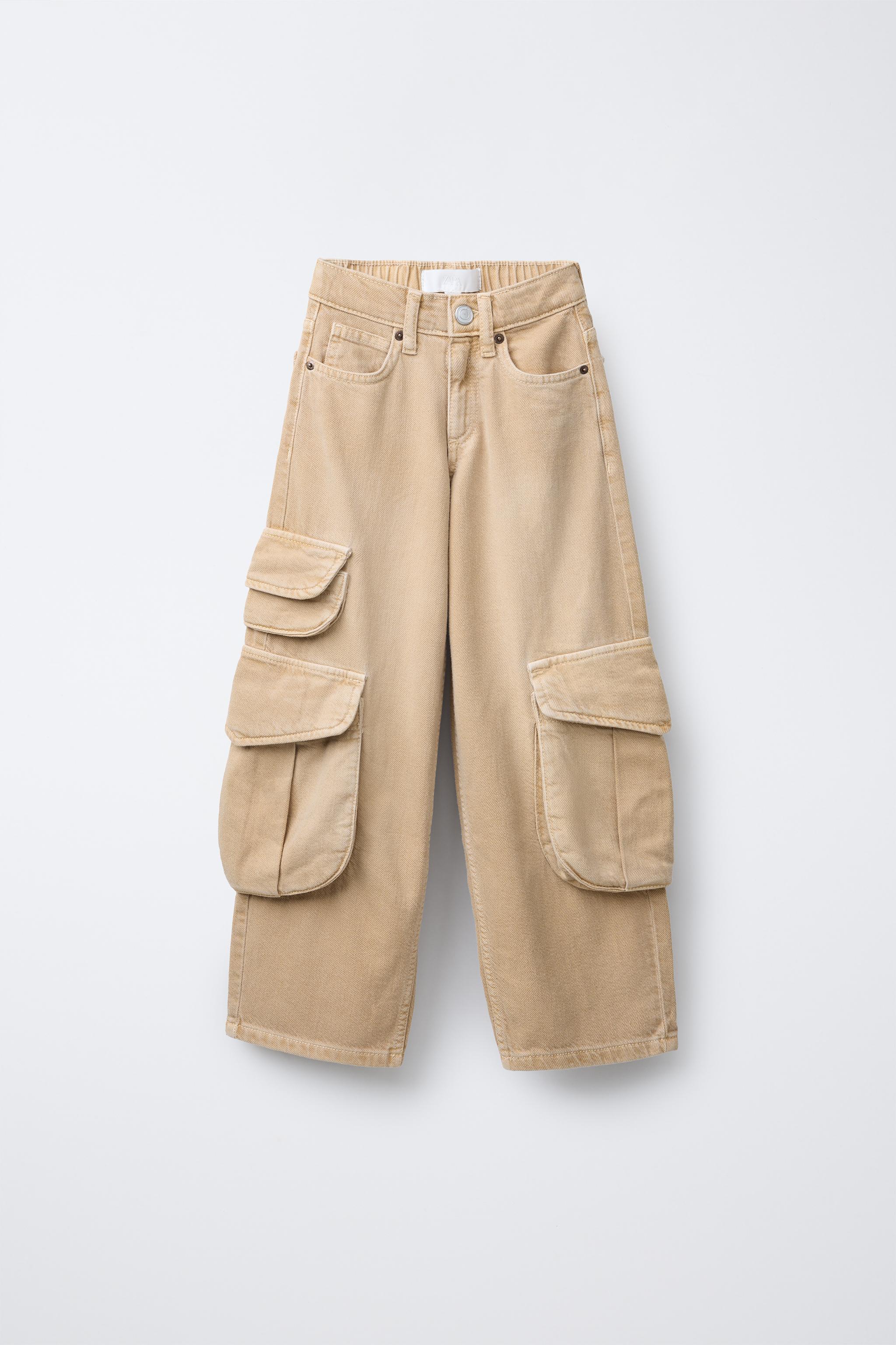 CARGO TROUSERS WITH POCKETS - Black | ZARA Australia