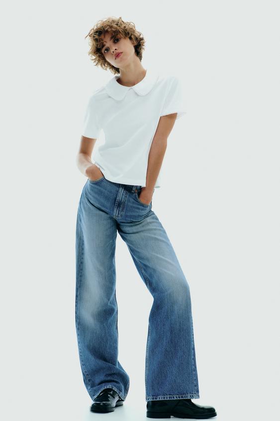 PETER PAN COLLAR T-SHIRT