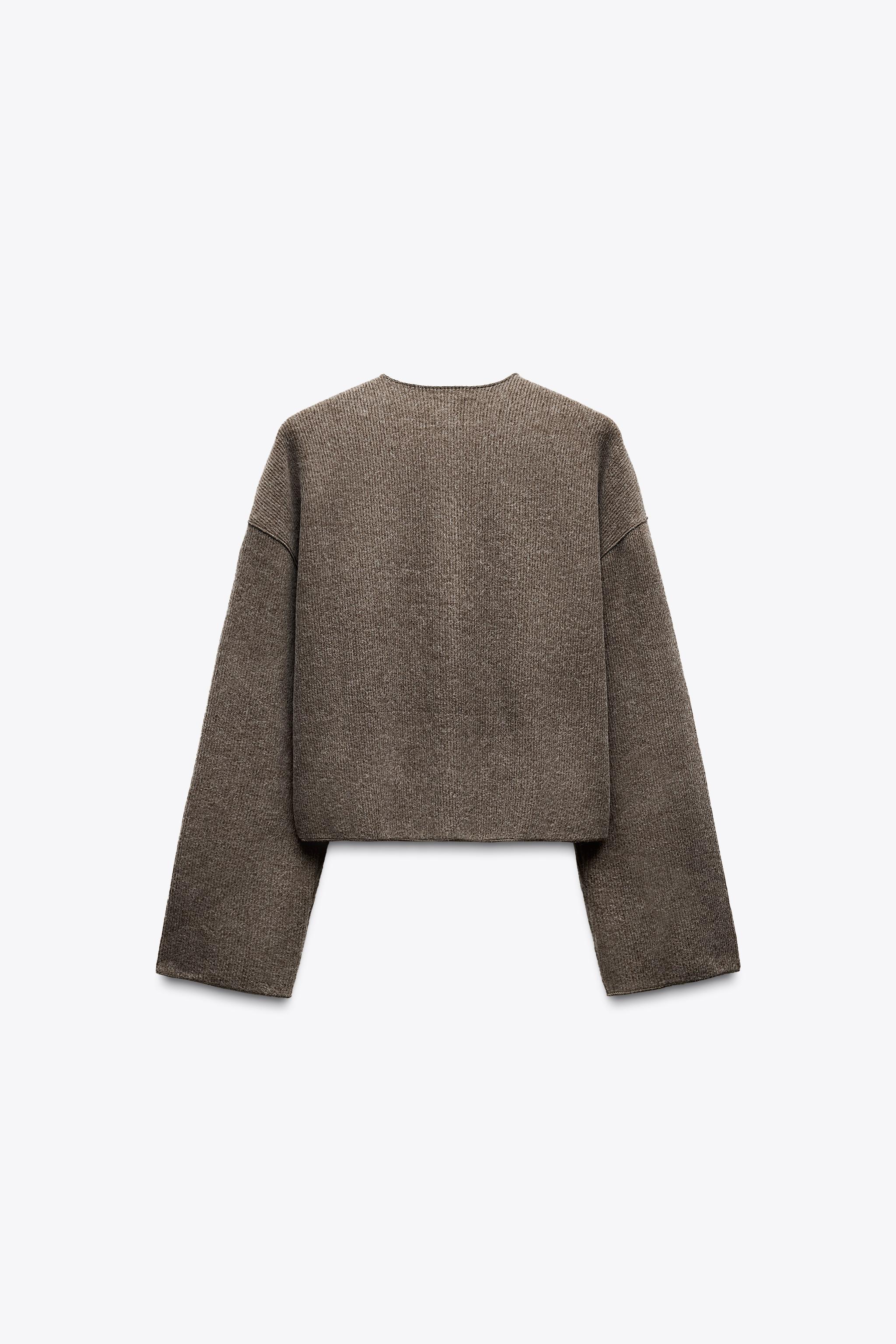 sarena-de！ SOFT RIBBED CARDIGAN - camel | ZARA South Africa