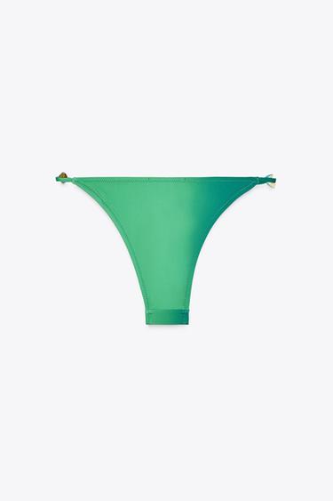 FISH BIKINI BOTTOMS - Green by Zara - Image 5