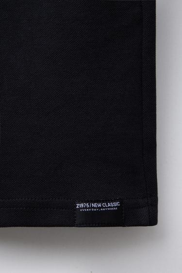 BERMUDA MOLLETON CONFORT - Noir de Zara - Image 4