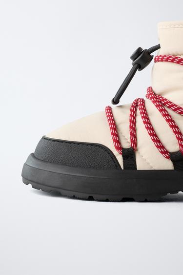 WATER-REPELLENT SNOW BOOTS - White by Zara - Image 5