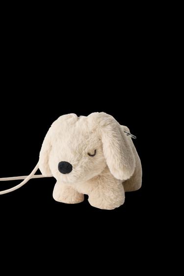 TASCHE IN HUNDEFORM AUS KUNSTFELL - Gebrochenes Weiß von Zara