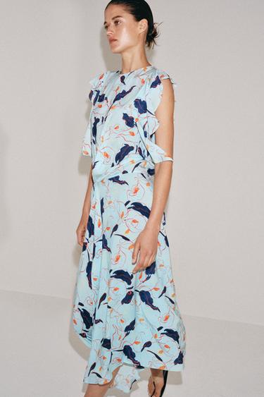 Women's Ruffle Dresses | ZARA United States Women's Ruffle Dresses | ZARA United States