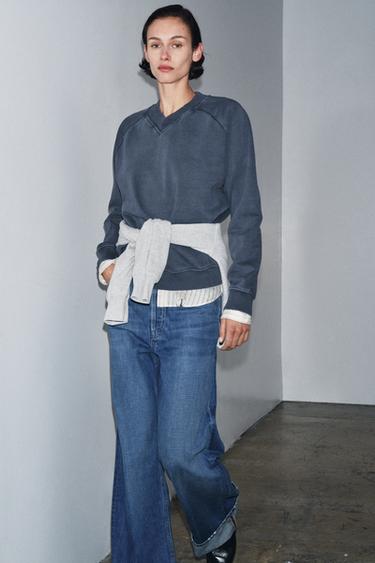 FADED SWEATSHIRT - Indigo by Zara - Image 0