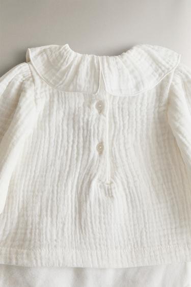 BODY BÉBÉ GAZE - Blanc cassé de Zara - Image 3