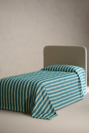 CHILDREN'S MULTI-WIDTH STRIPED QUILT - striped by Zara - Image 1