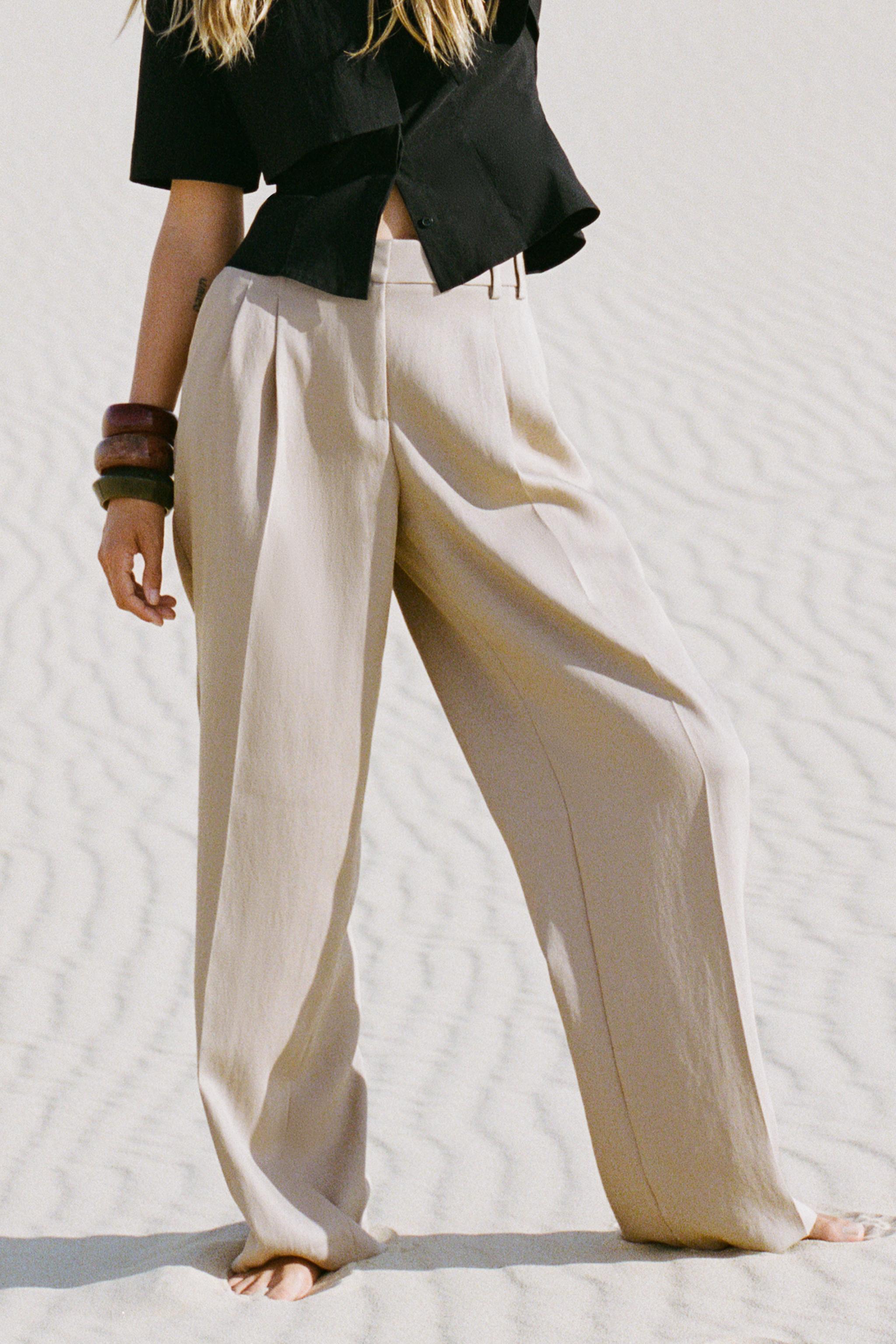 Women's Pleated Pants | ZARA United States