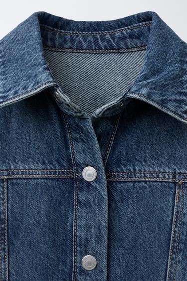 CUT-OUT DENIM DRESS - Blue by Zara - Image 2
