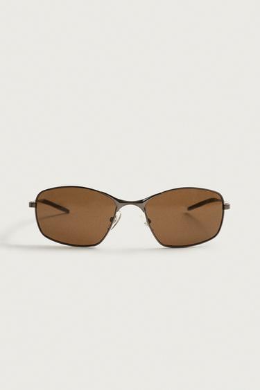 OVAL SUNGLASSES — Brown 1