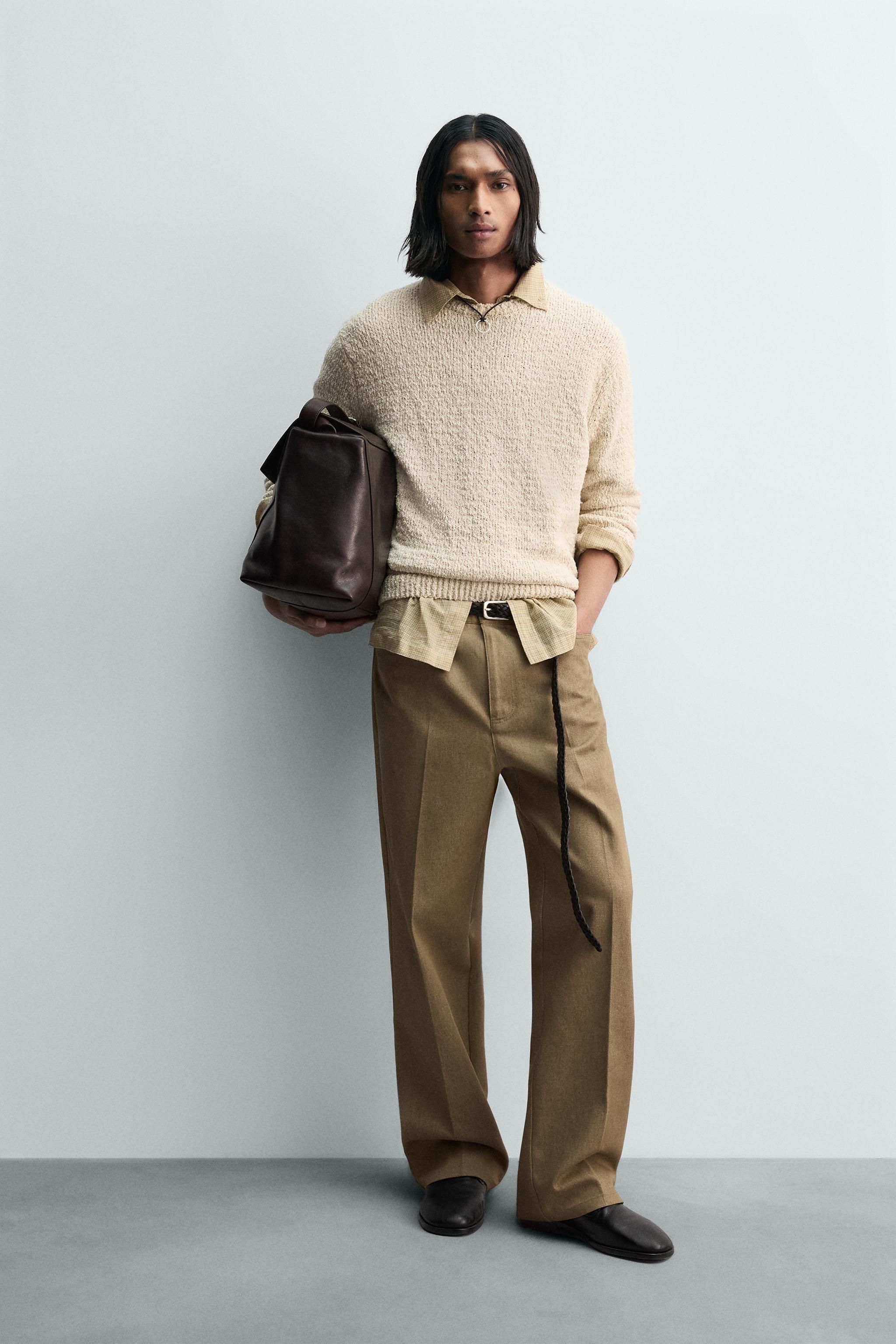 不規則な織り目セーター - エクリュ | ZARA Japan / 日本