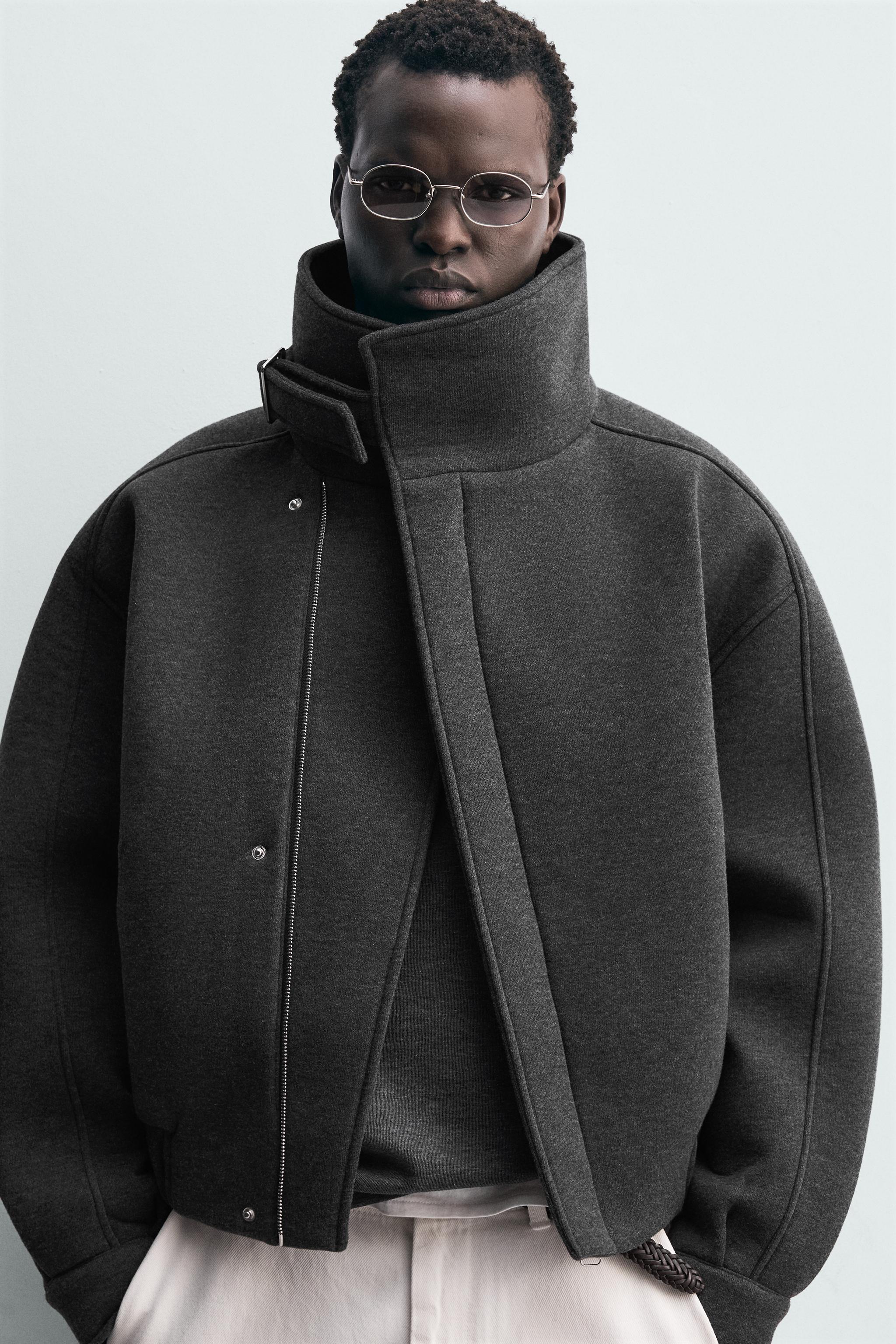 TECHNICAL WRAP-NECK JACKET