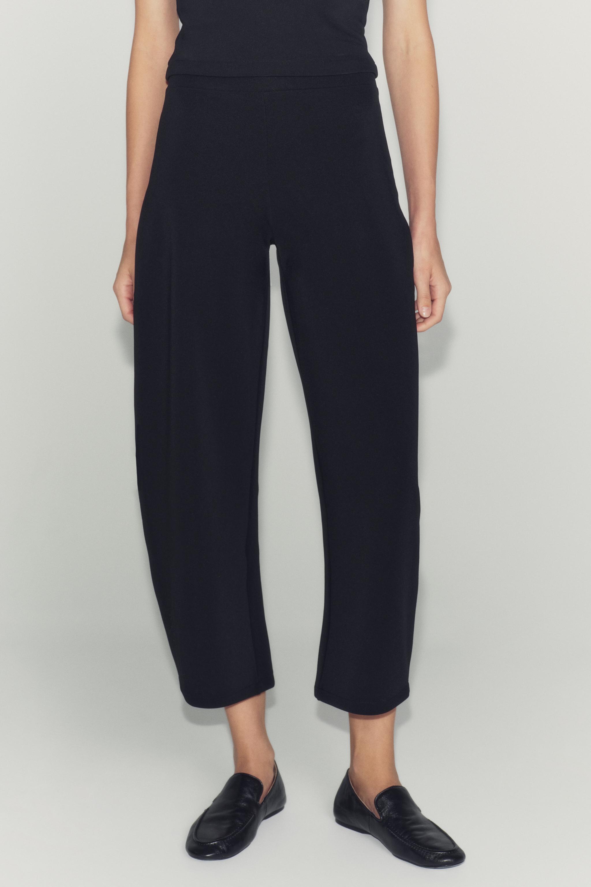 BALLOON TROUSERS — Black
