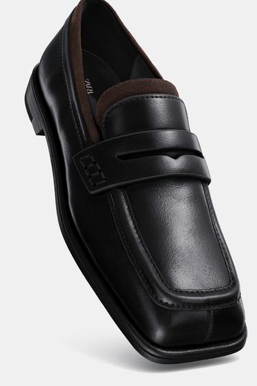 MOCASSINS EN CUIR ÉDITION LIMITÉE - Noir de Zara - Image 10