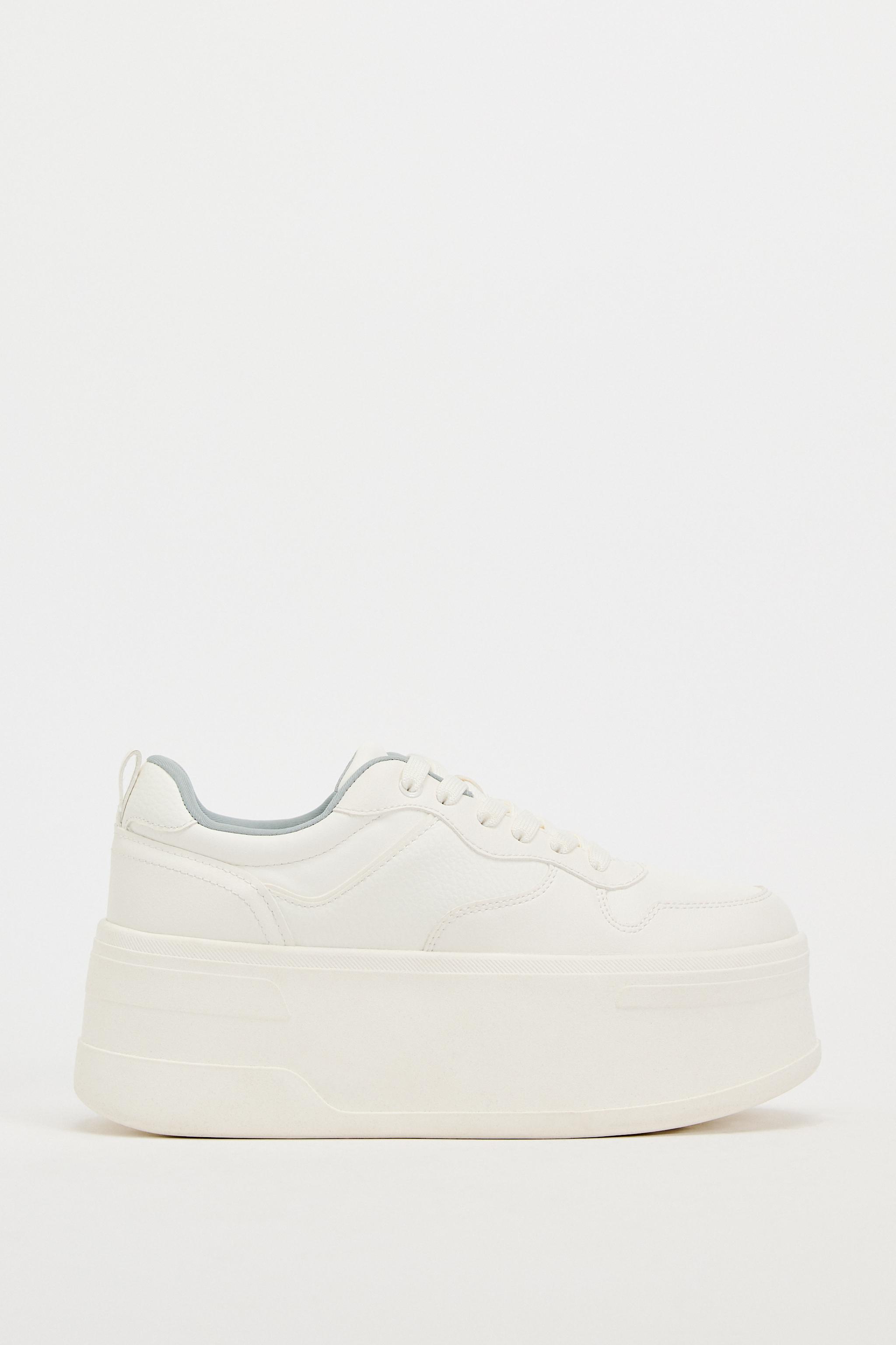 Zara white best sale chunky trainers