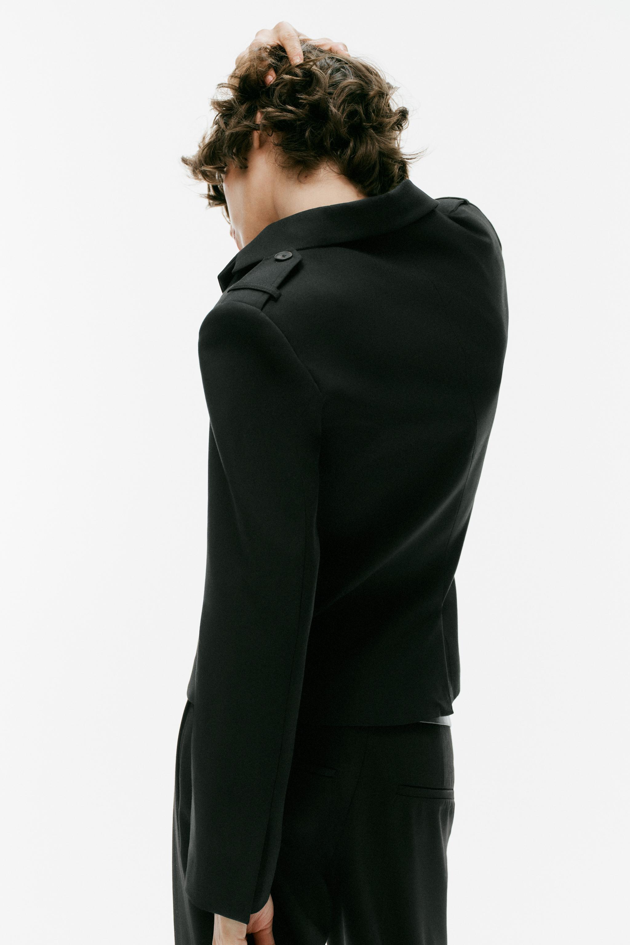 Zara SHORT LAPEL BLAZER — фото 7