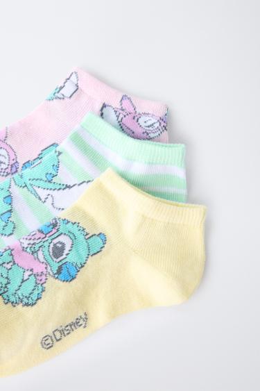 3-PACK OF LILO & STITCH © DISNEY ANKLE SOCKS - Pink by Zara - Image 1