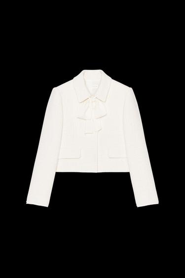 BLAZER ESTRUCTURA LAZO - Crudo de Zara - Imagen 0
