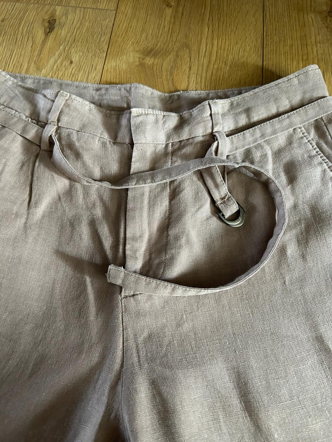 100% LINEN BERMUDA SHORTS - Image 3
