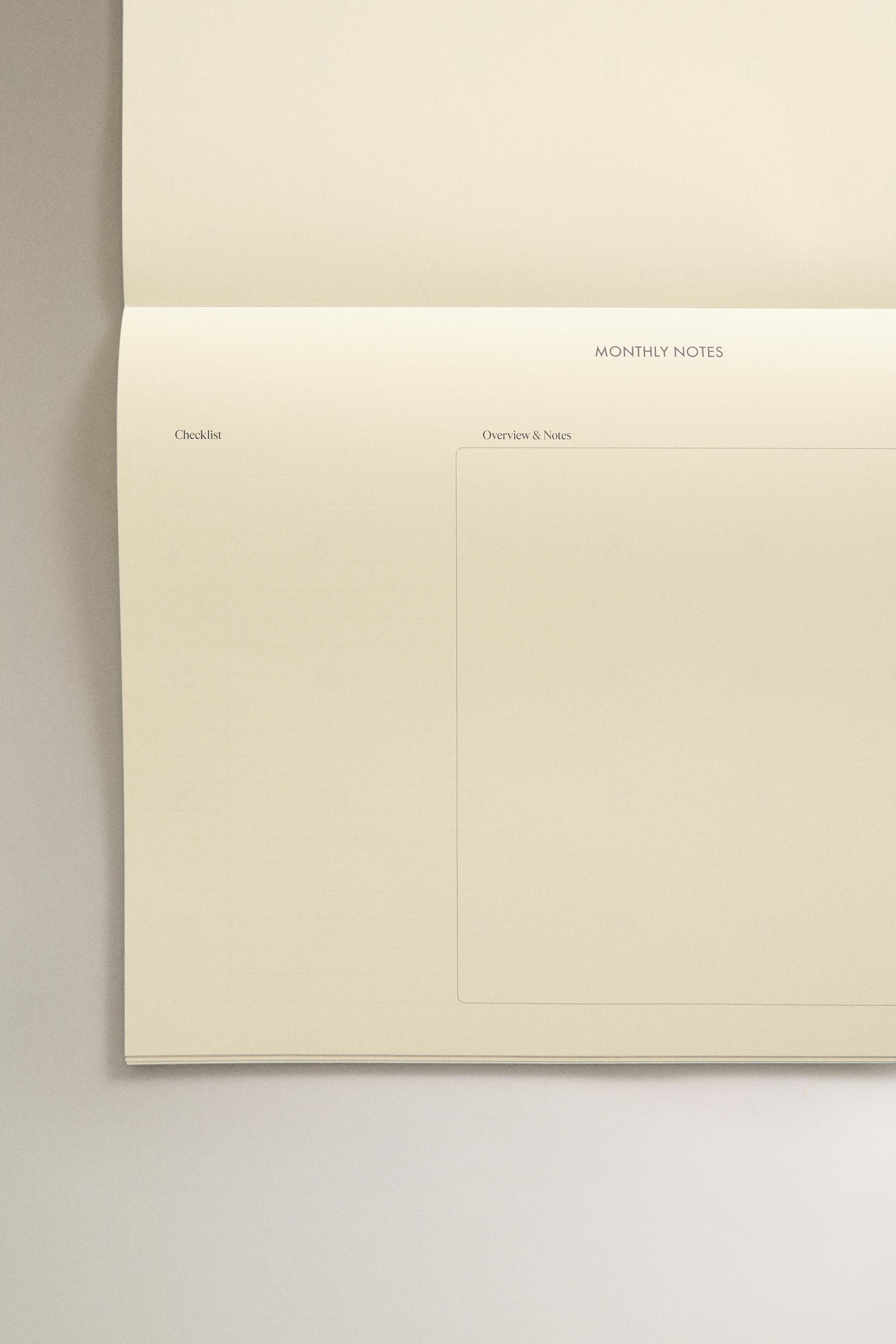 Zara A3 MONTHLY PLANNER — фото 4