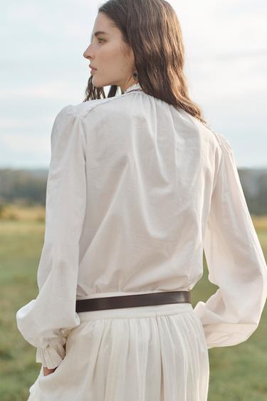 CHEMISE À PLIS ÉDITION LIMITÉE - Blanc de Zara - Image 3
