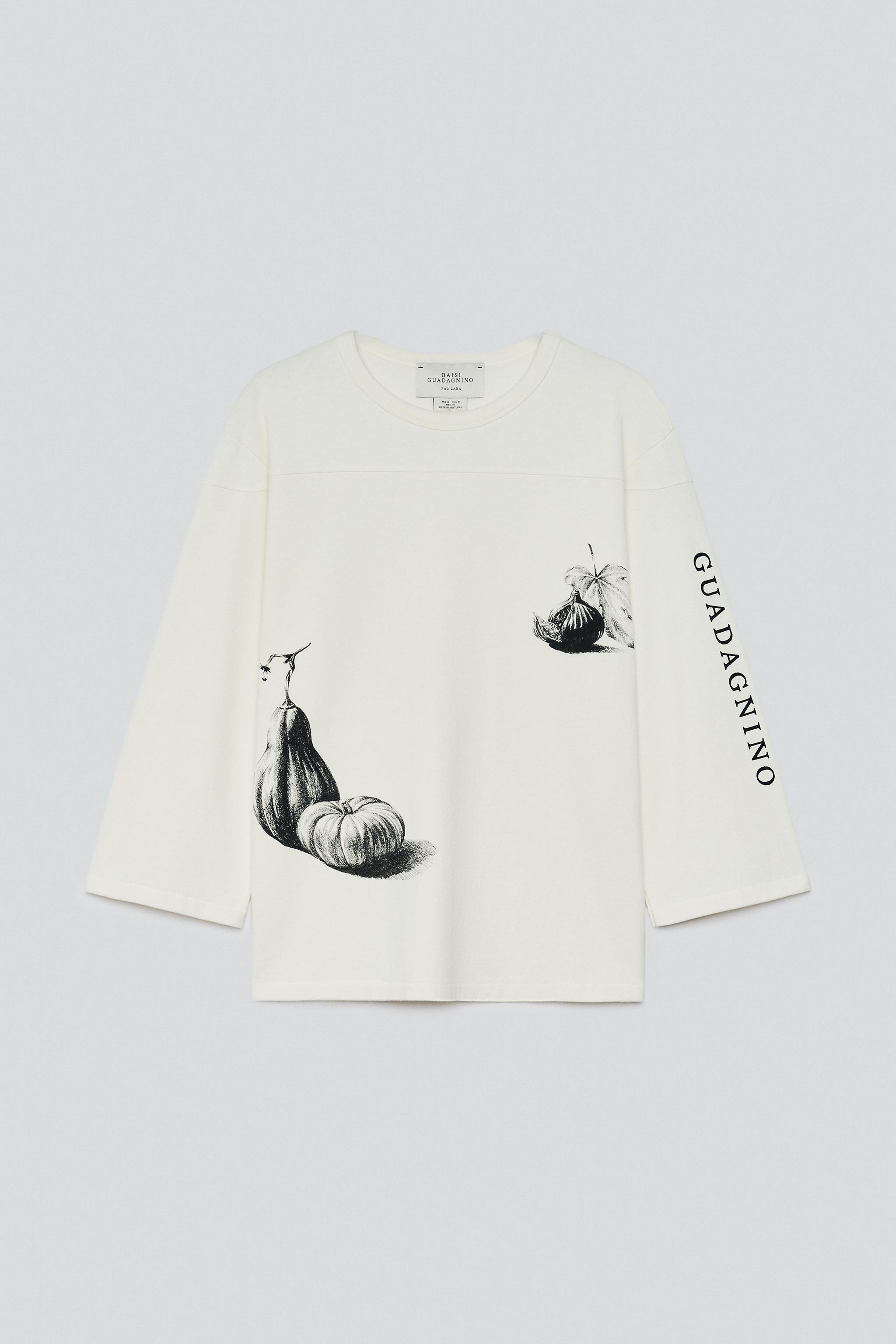 T-SHIRT REGULAR FIT IMPRIMÉS CONTRASTE