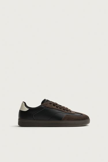 COMBINATION RETRO TRAINERS - Black by Zara